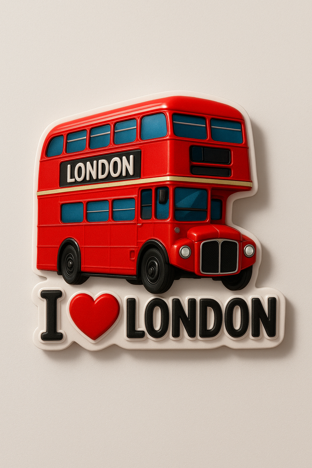 I Love London Souvenir Kühlschrankmagnet