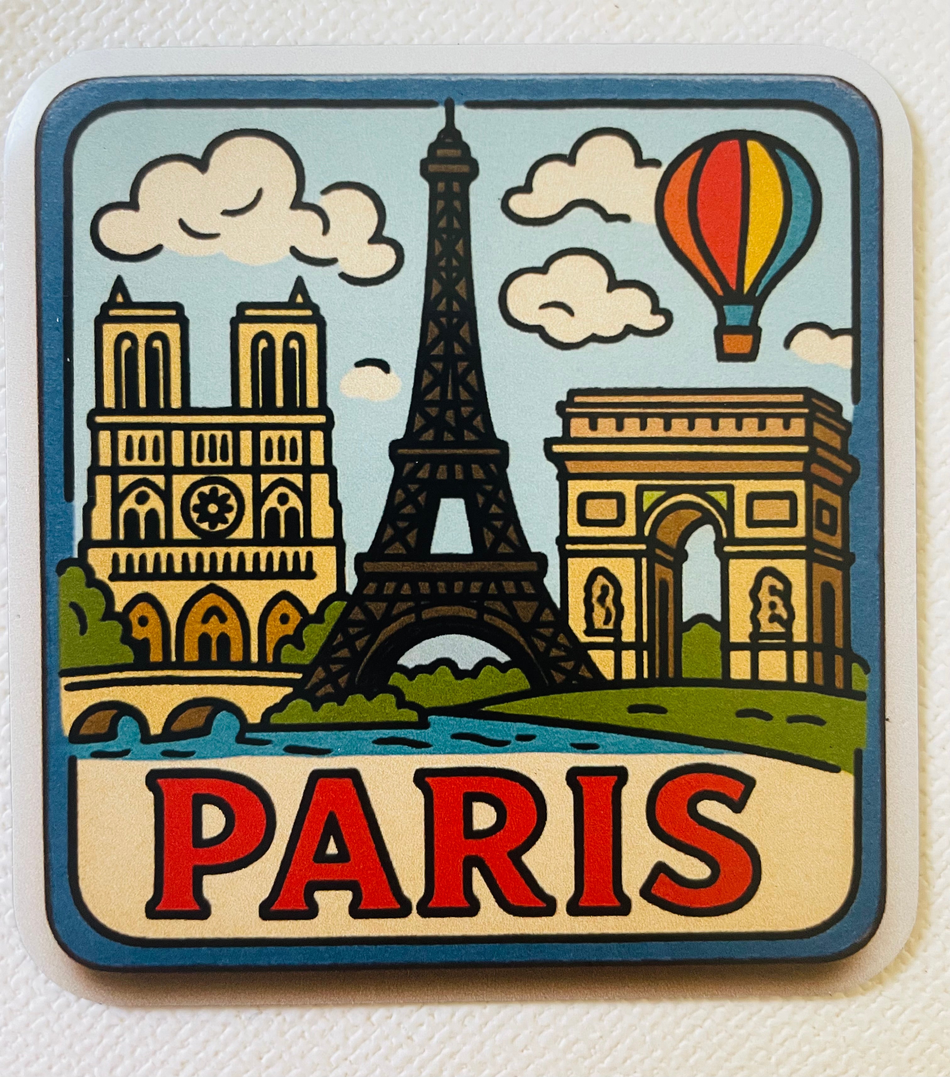 Paris Souvenir Kühlschrankmagnet
