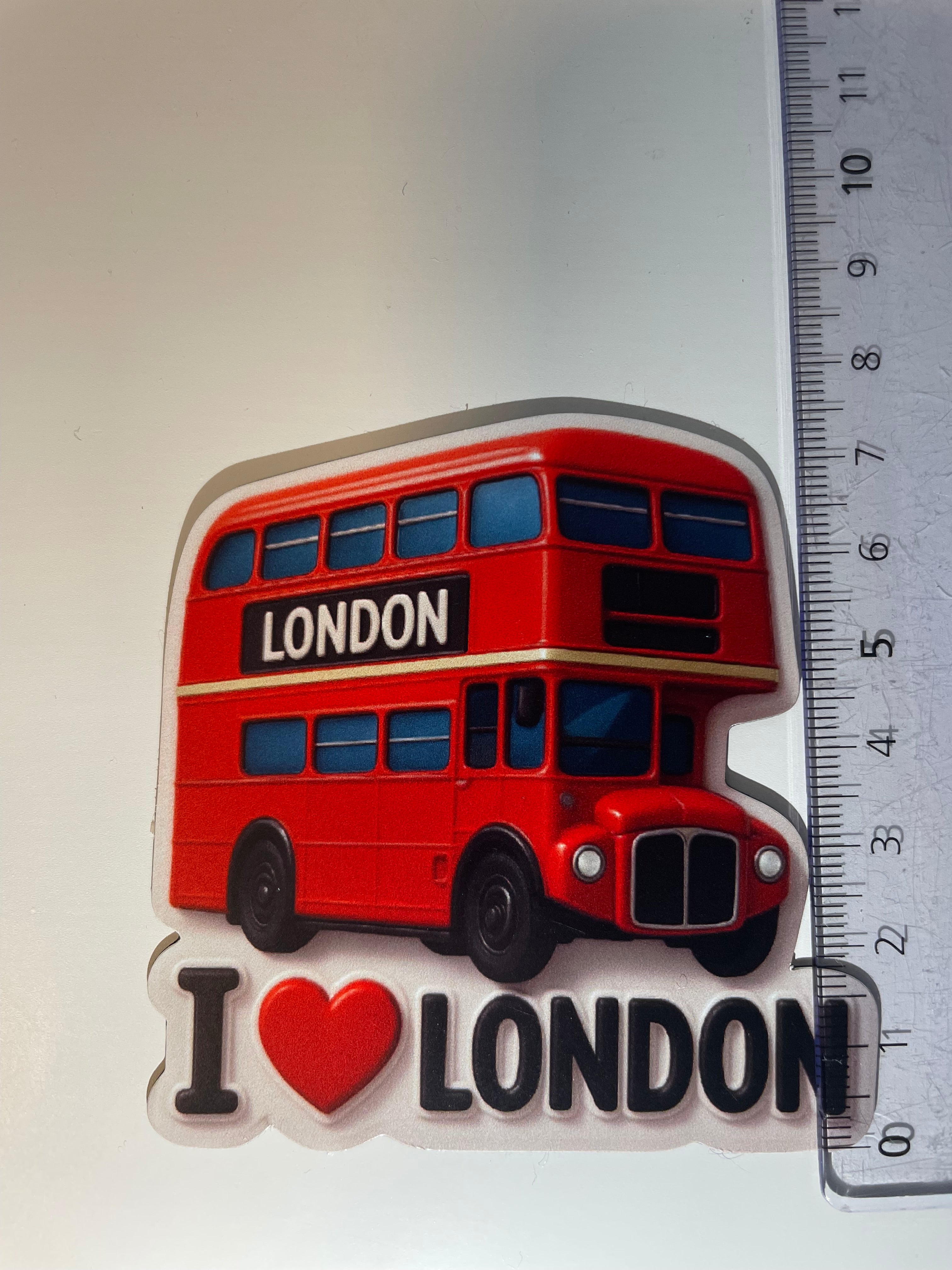 I Love London Souvenir Kühlschrankmagnet