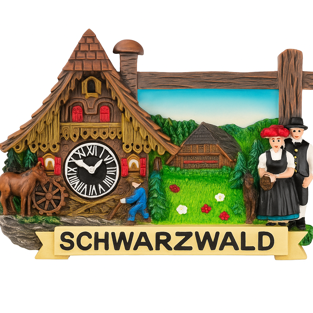Schwarzwald/ Black Forest  Germany Souvenir Kühlschrankmagnet