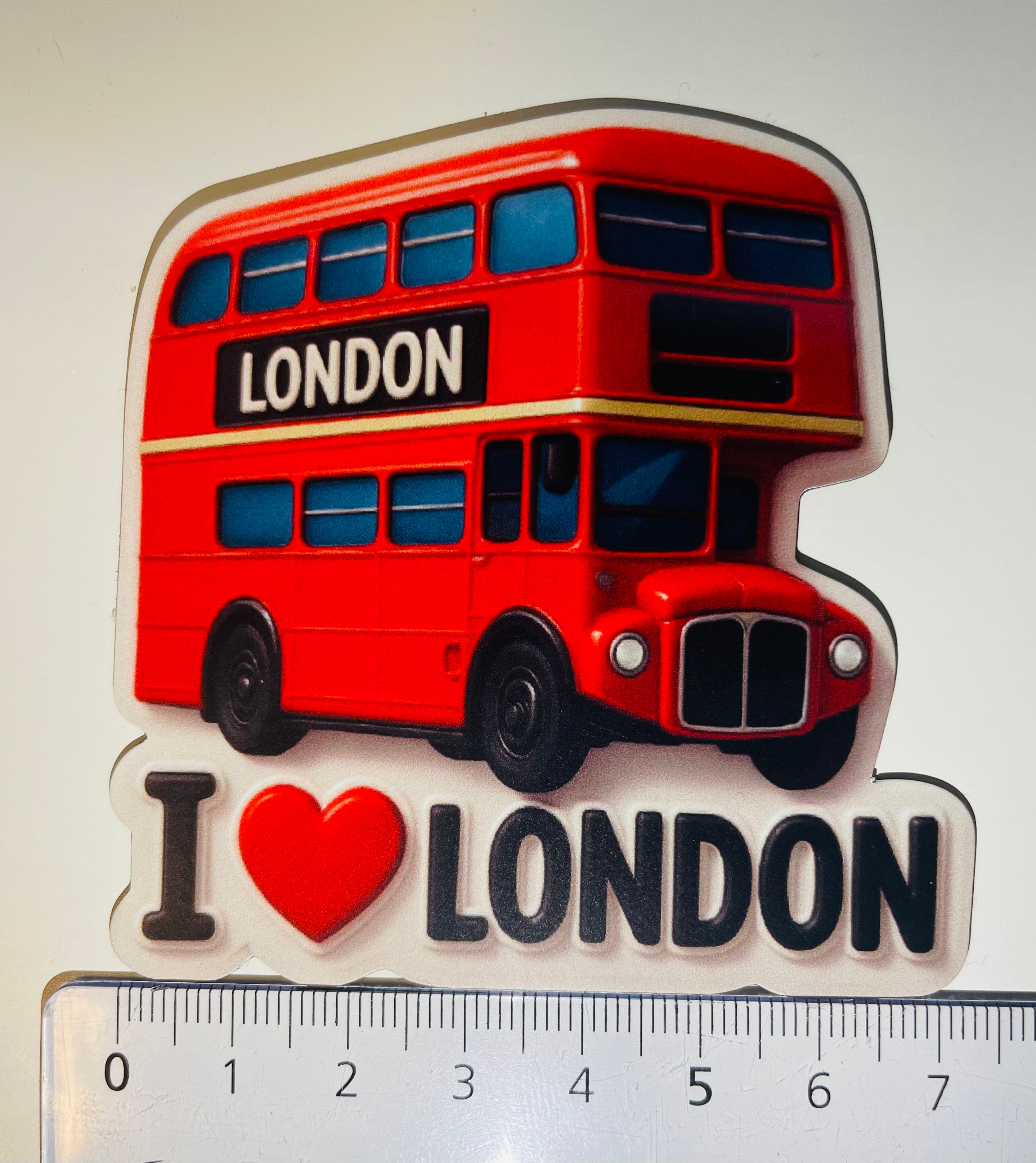 I Love London Souvenir Kühlschrankmagnet