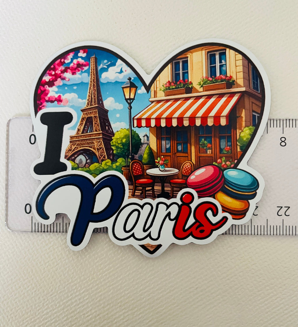 I Love Paris Souvenir Kühlschrankmagnet