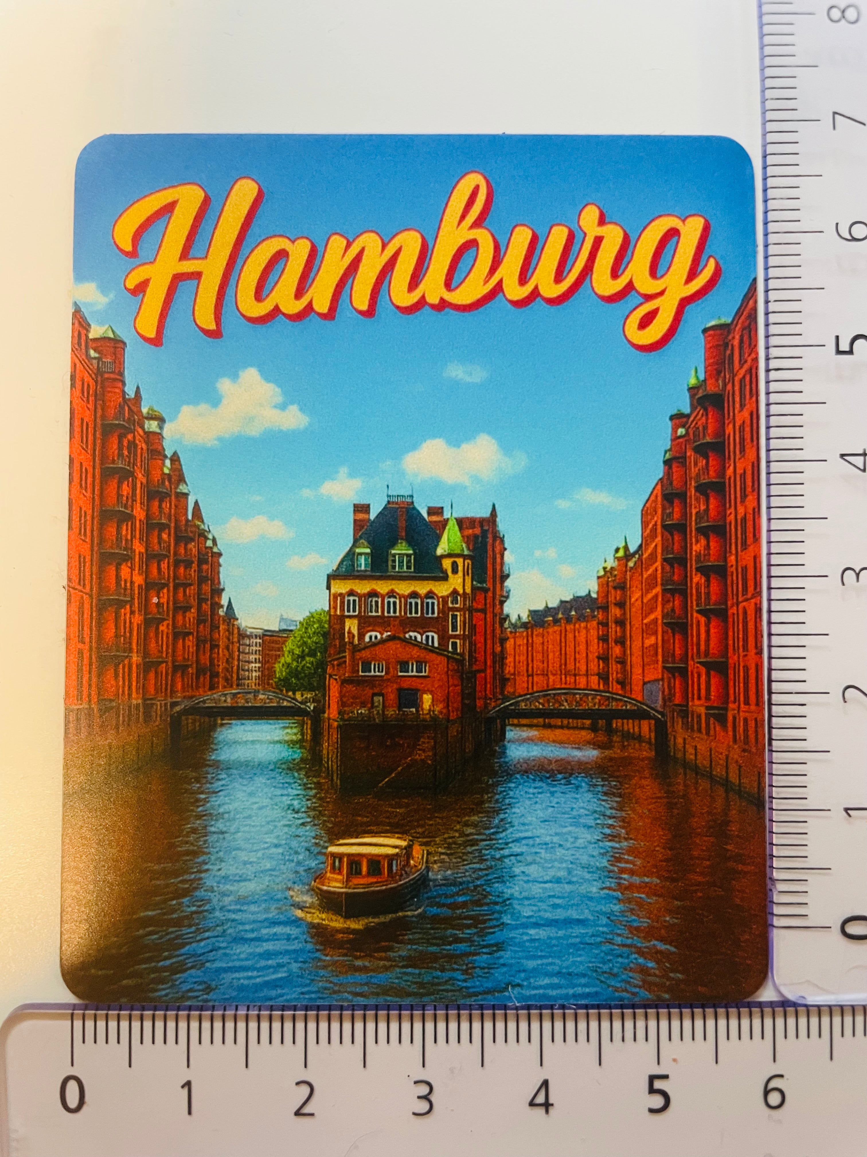 Hamburg Souvenir Kühlschrankmagnet
