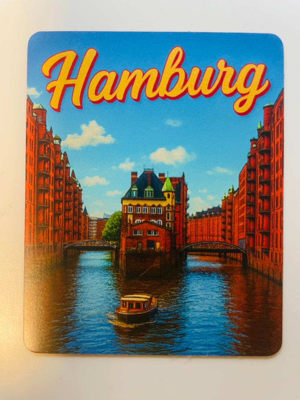 Hamburg Souvenir Kühlschrankmagnet