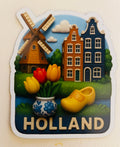 Holland 7.5 x 7 cm Souvenir Kühlschrankmagnet