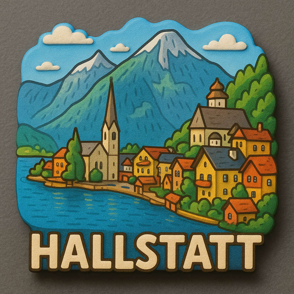 Hallstatt Souvenir Kühlschrankmagnet