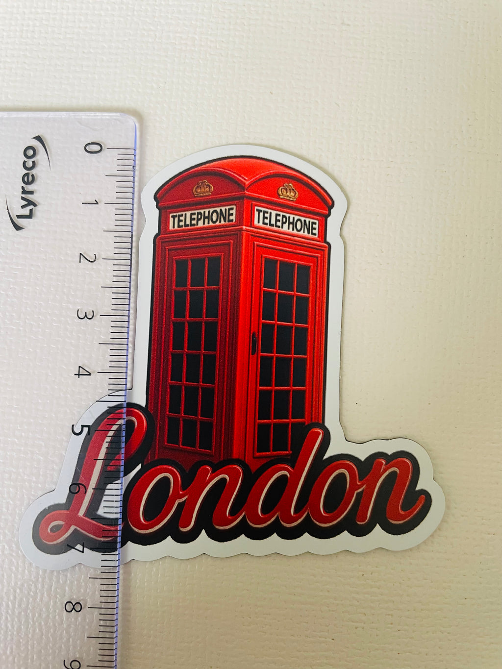 London Telephone Booth Souvenir Kühlschrankmagnet