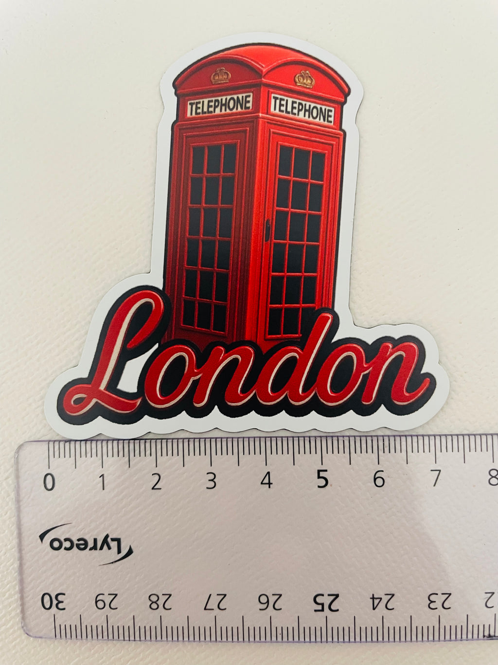 London Telephone Booth Souvenir Kühlschrankmagnet